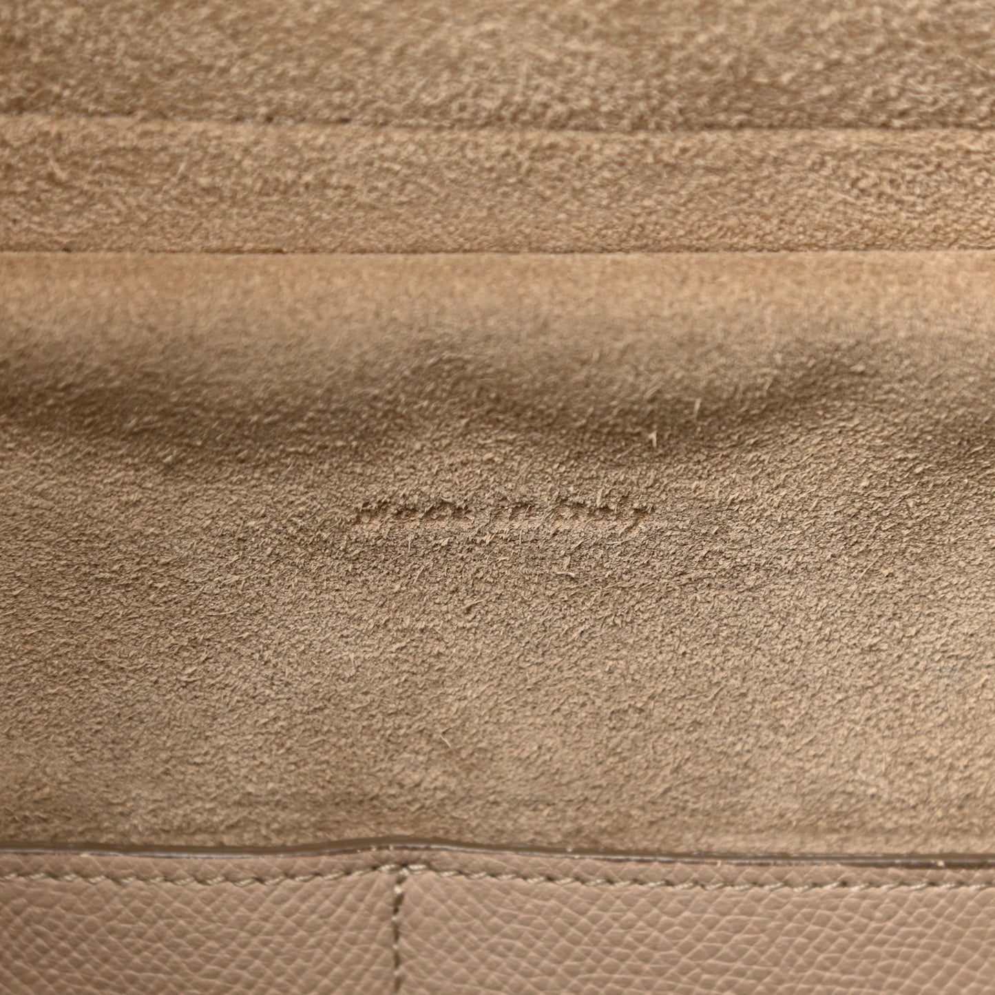 Grained Calfskin Mini Belt Bag Light Taupe