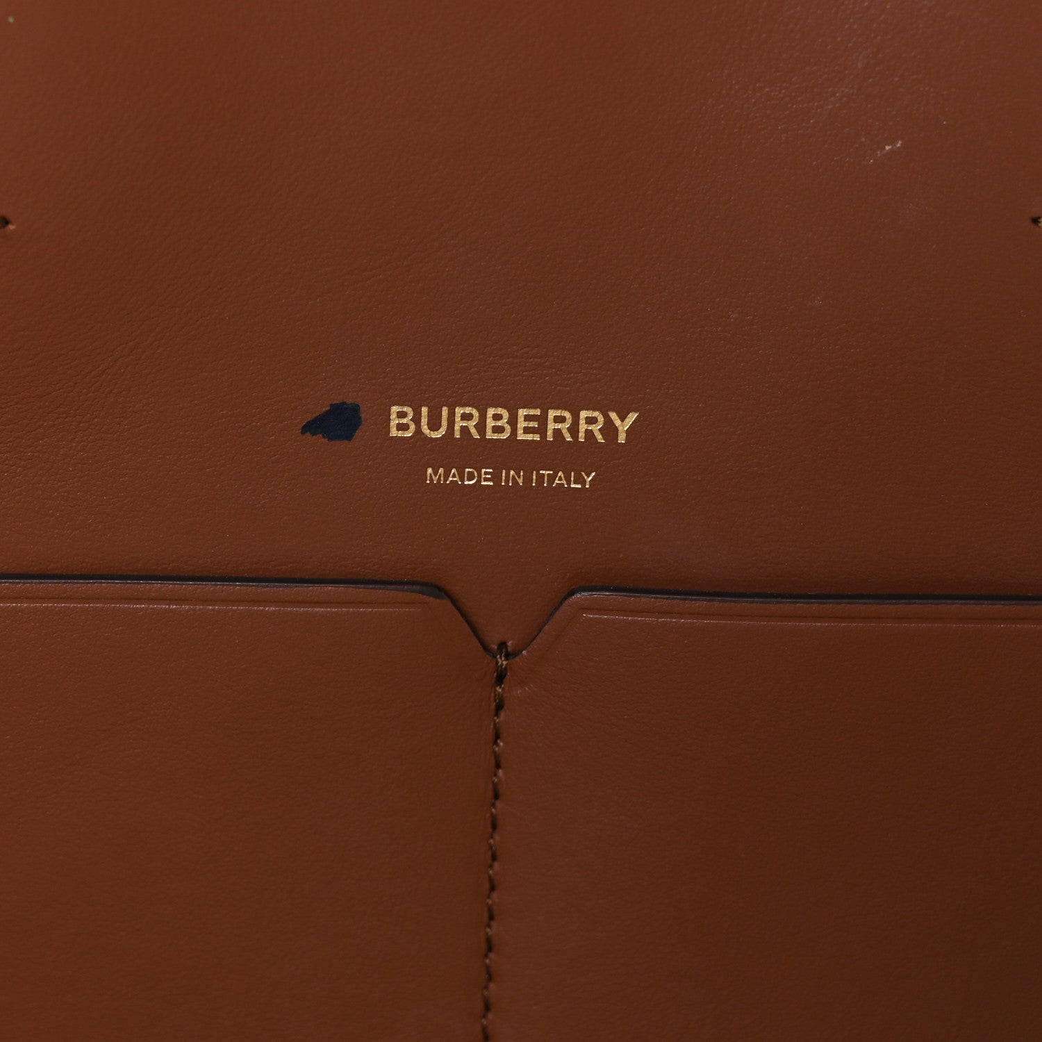 Burberry Cotton Canvas Calfskin Large Society Tote Bag Natural 6 of 10