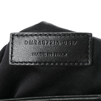 Saint Laurent Calfskin Y Quilted Monogram Medium Loulou Chain Satchel Black 8 of 11