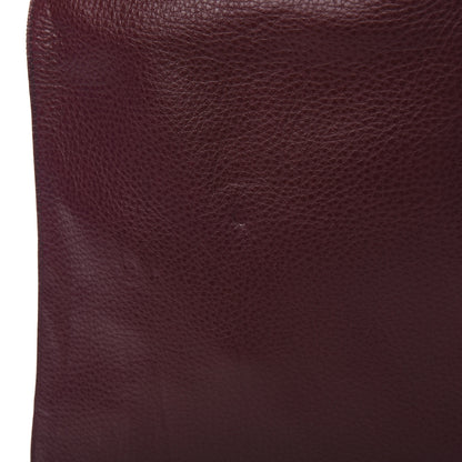 Tom Ford Ramskin Large Alix Padlock Zip Shoulder Bag Wine 8 of 11