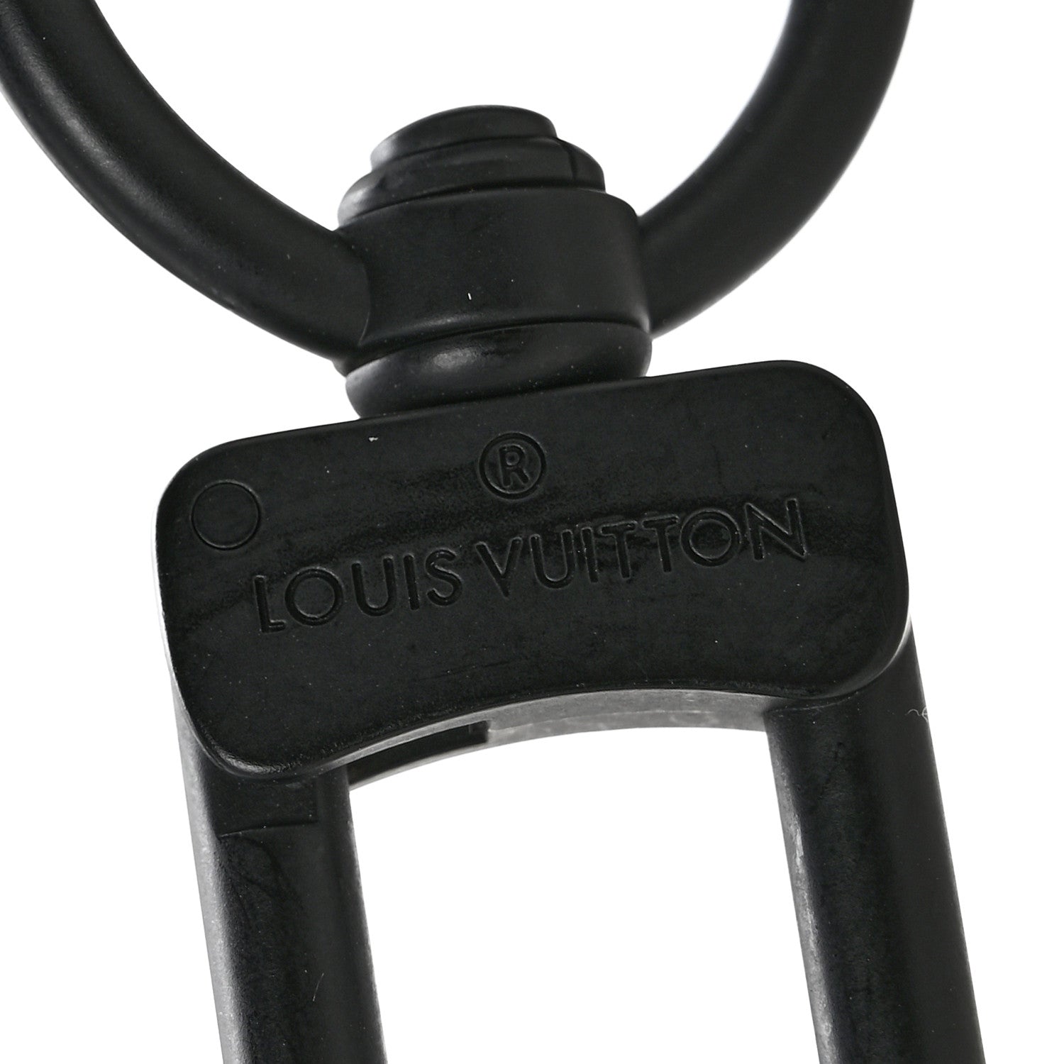 Louis Vuitton Calfskin Adjustable Keepall Bandouliere Shoulder Strap Matte Black 4 of 5
