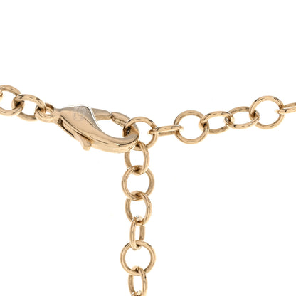 Chanel Crystal CC Chain Short Necklace Gold 4 of 6