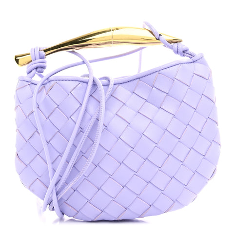 Nappa Intrecciato Mini Sardine Bag Amethyst