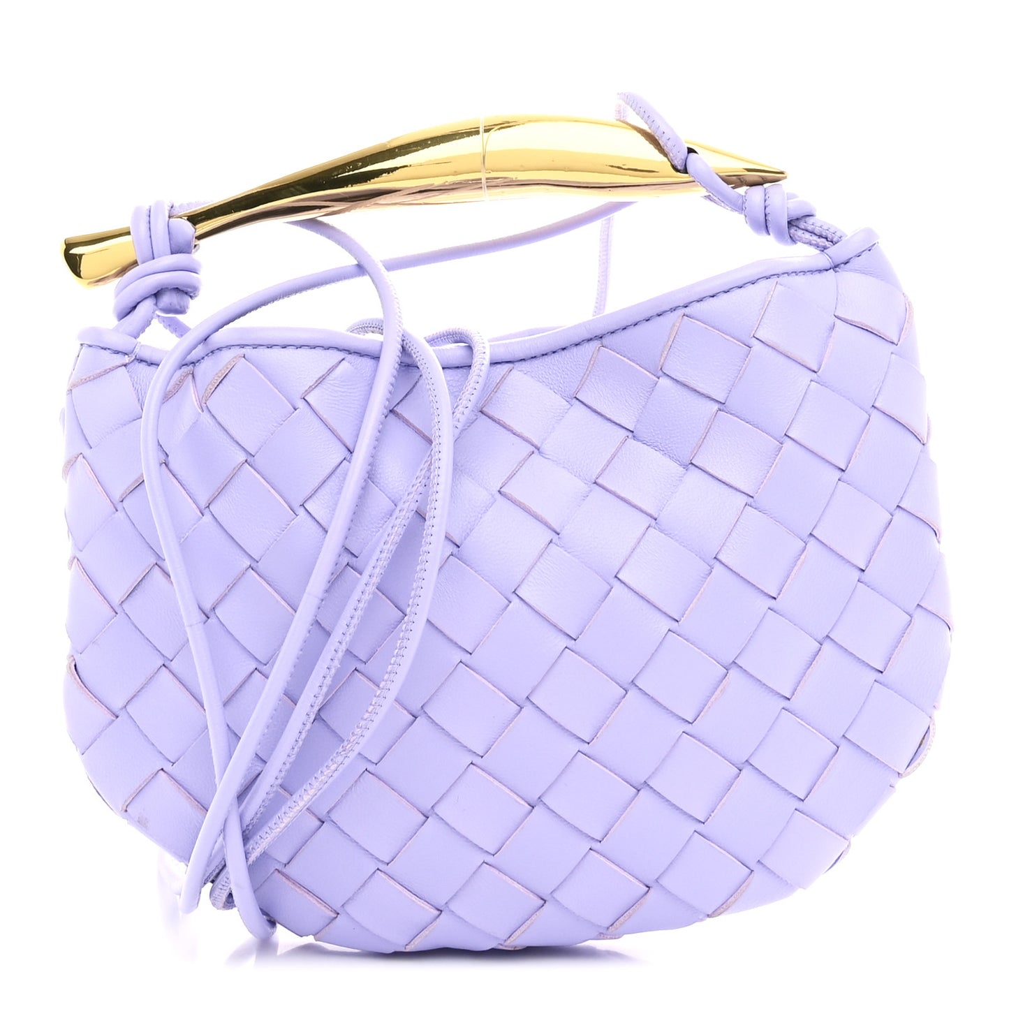 Nappa Intrecciato Mini Sardine Bag Amethyst