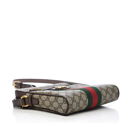Gucci GG Supreme Monogram Web Small Ophidia Messenger Bag Brown 4 of 11