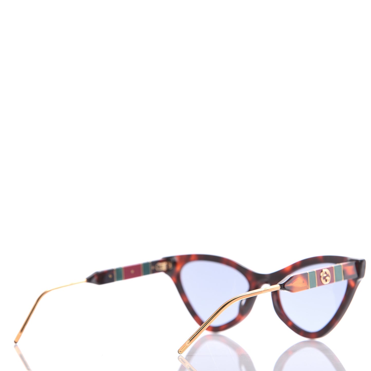 Acetate Cat Eye GG0597S Sunglasses Havana