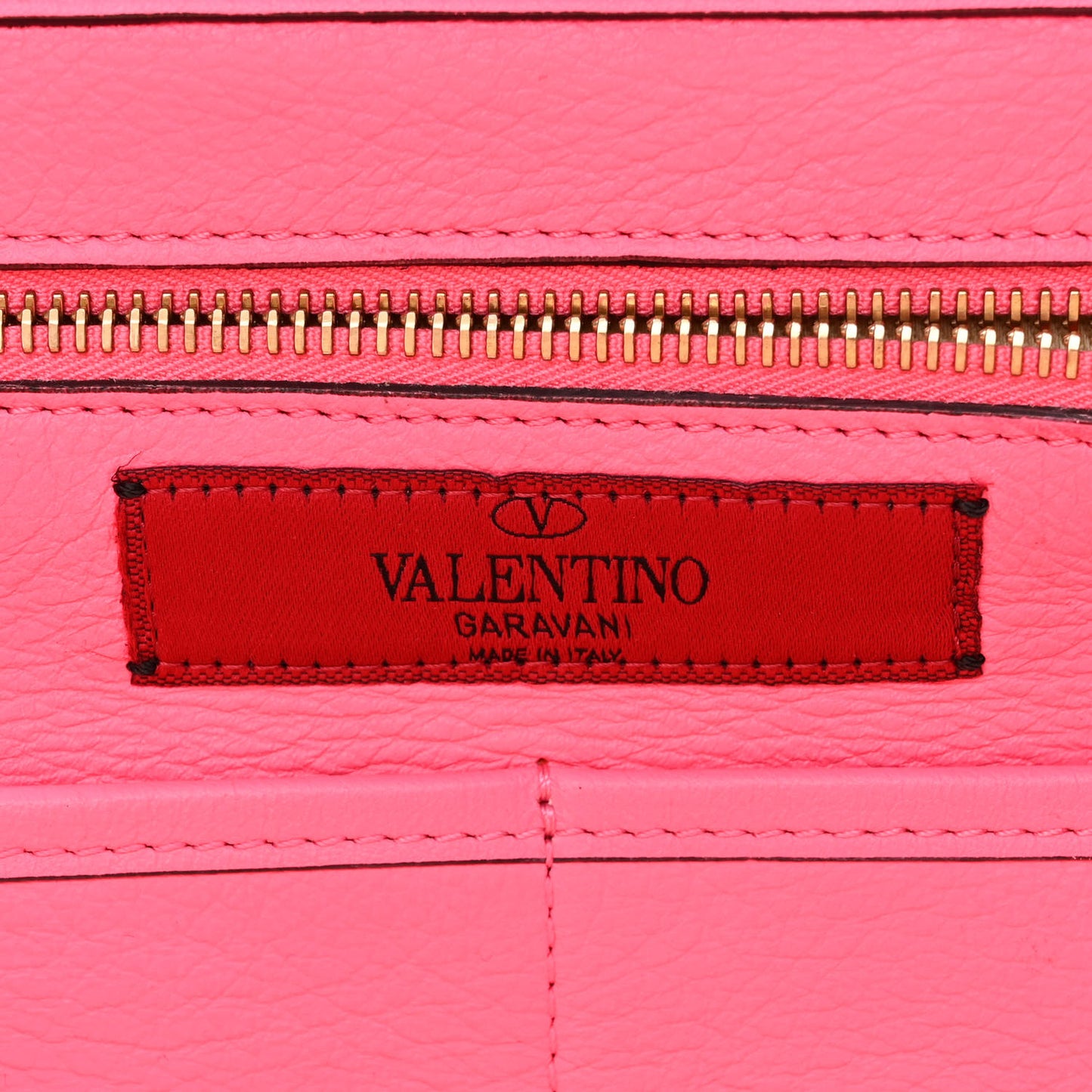 Vitello Medium Rockstud Tote Fuxia Fluo