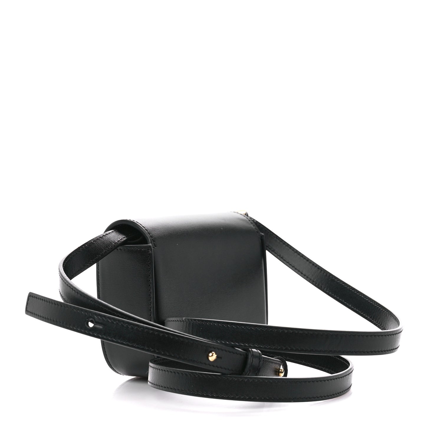Shiny Calfskin Mini Triomphe Black