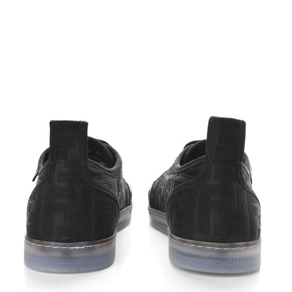 Fendi Corda FF Promenade Low Top Sneakers 41 Black 5 of 10