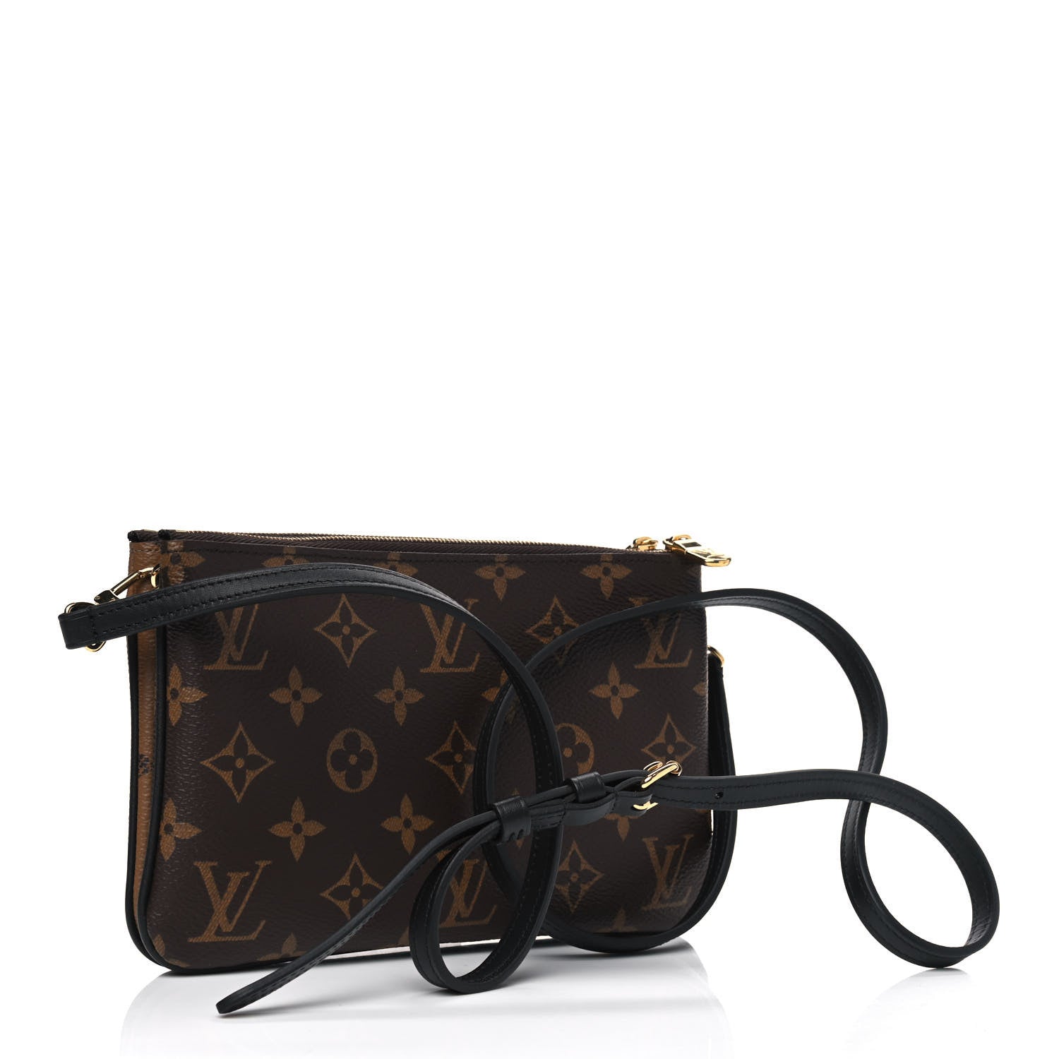 Louis Vuitton Reverse Monogram Giant Double Zip Pochette 2 of 4