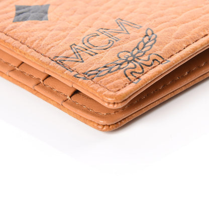 MCM Visetos Heritage Bi-Fold Money Clip Wallet Cognac 7 of 11