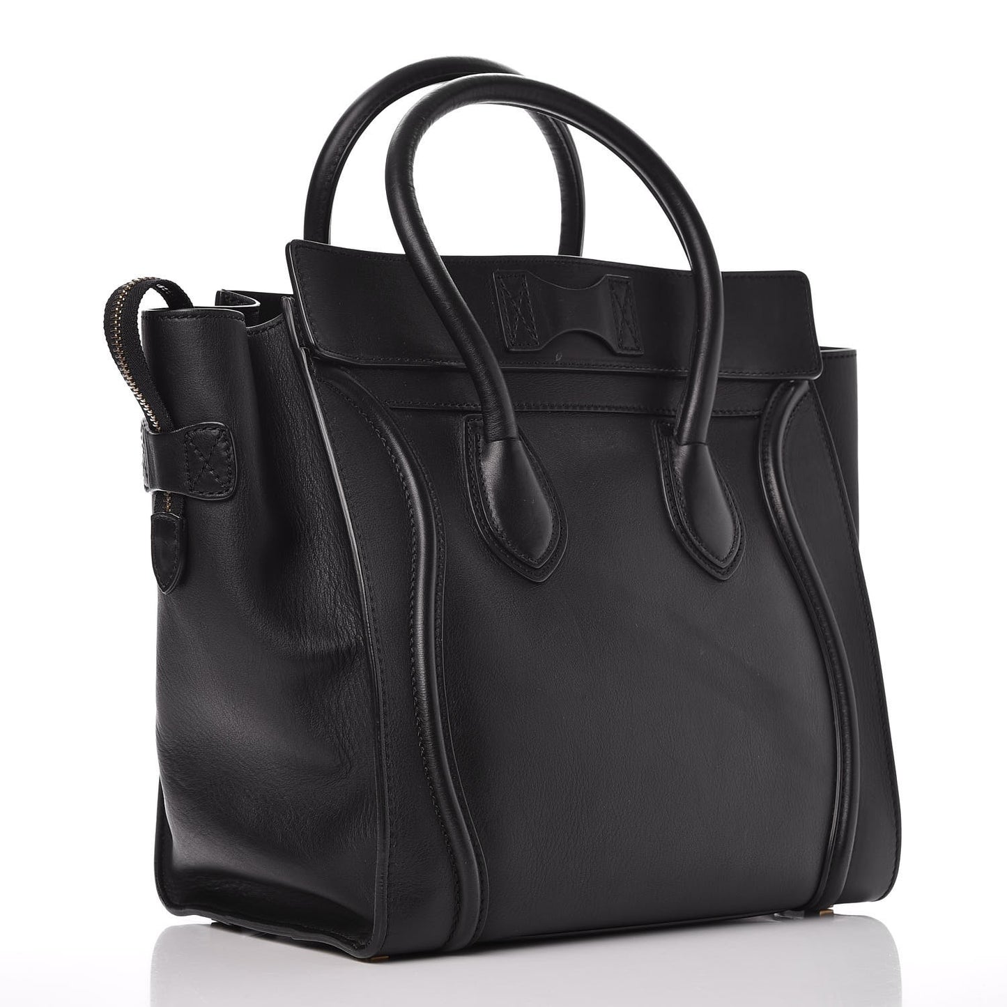 Smooth Calfskin Mini Luggage Black