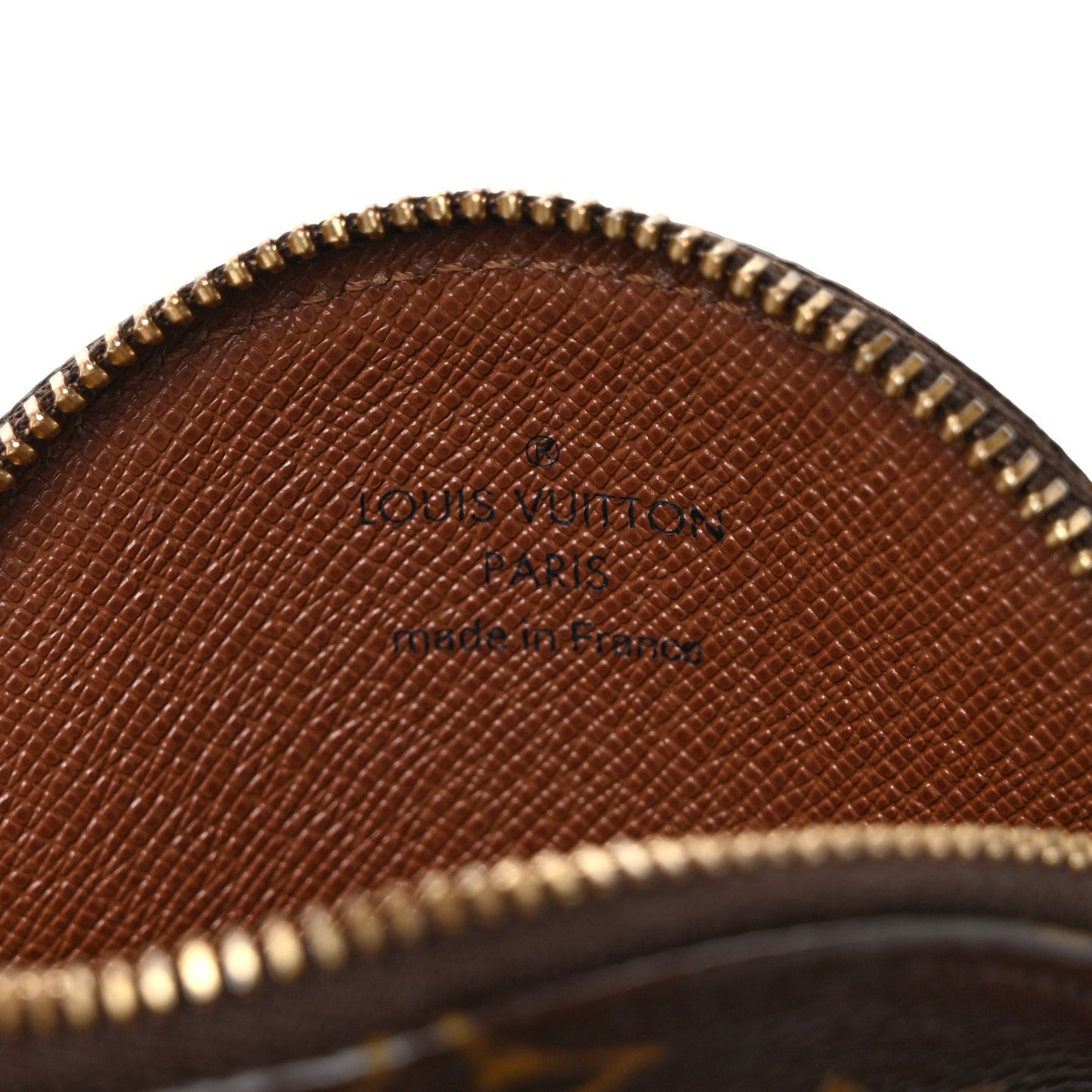 Monogram Round Coin Purse
