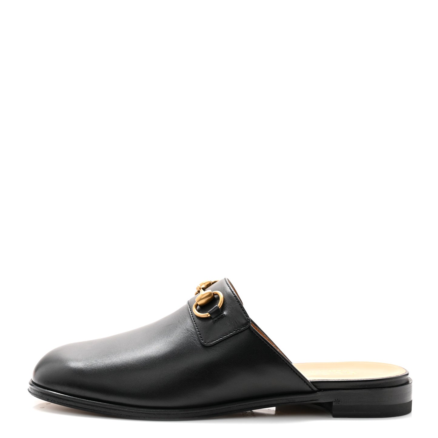 Jakarta Calfskin Mens Horsebit Slippers 7 Black