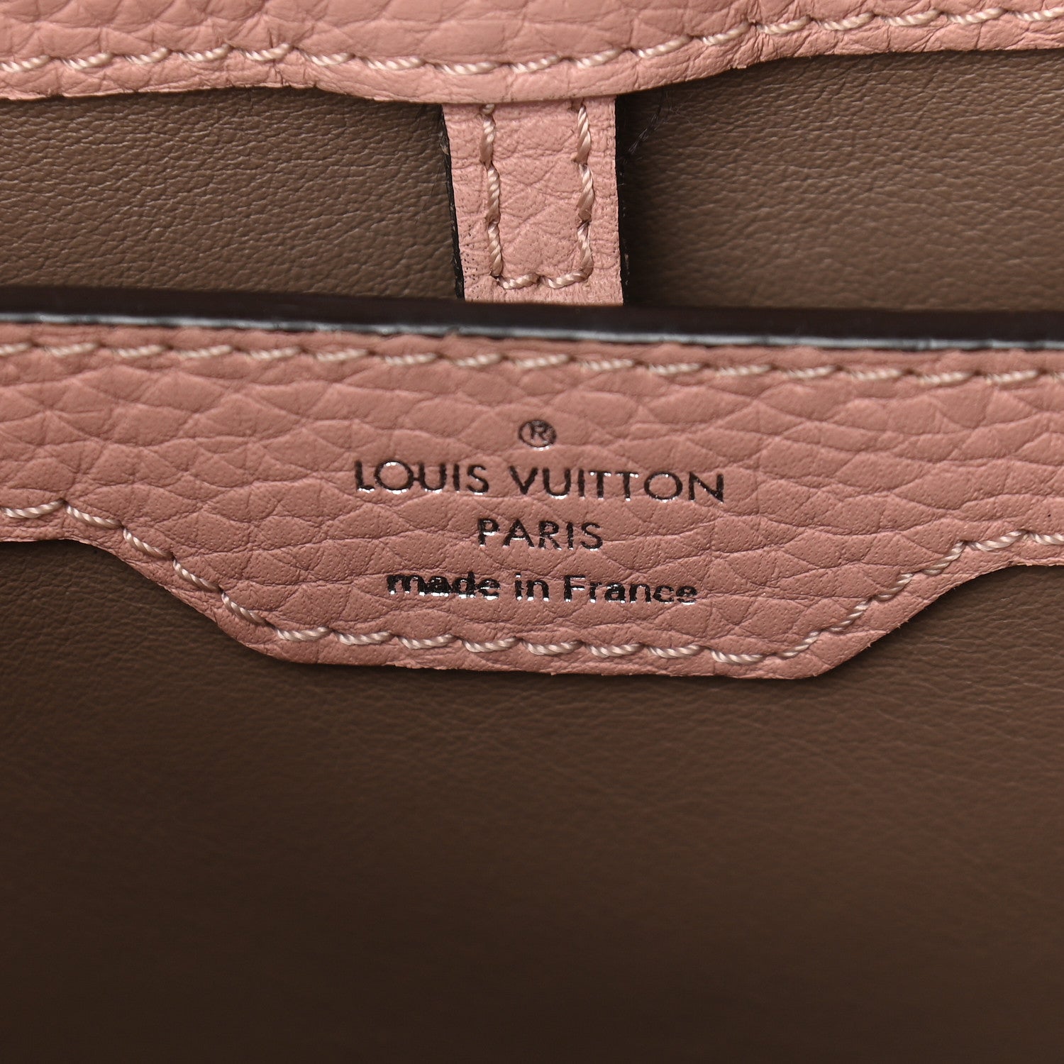 Louis Vuitton Taurillon Capucines PM Magnolia 5 of 7