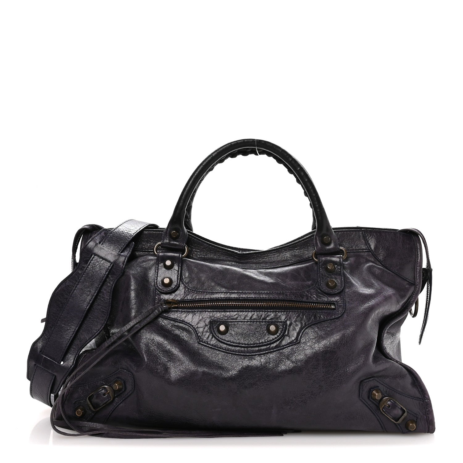 Balenciaga Agneau Classic Hardware City Encre 1 of 12