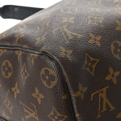 Louis Vuitton Monogram Macassar Keepall Bandouliere 45 9 of 10