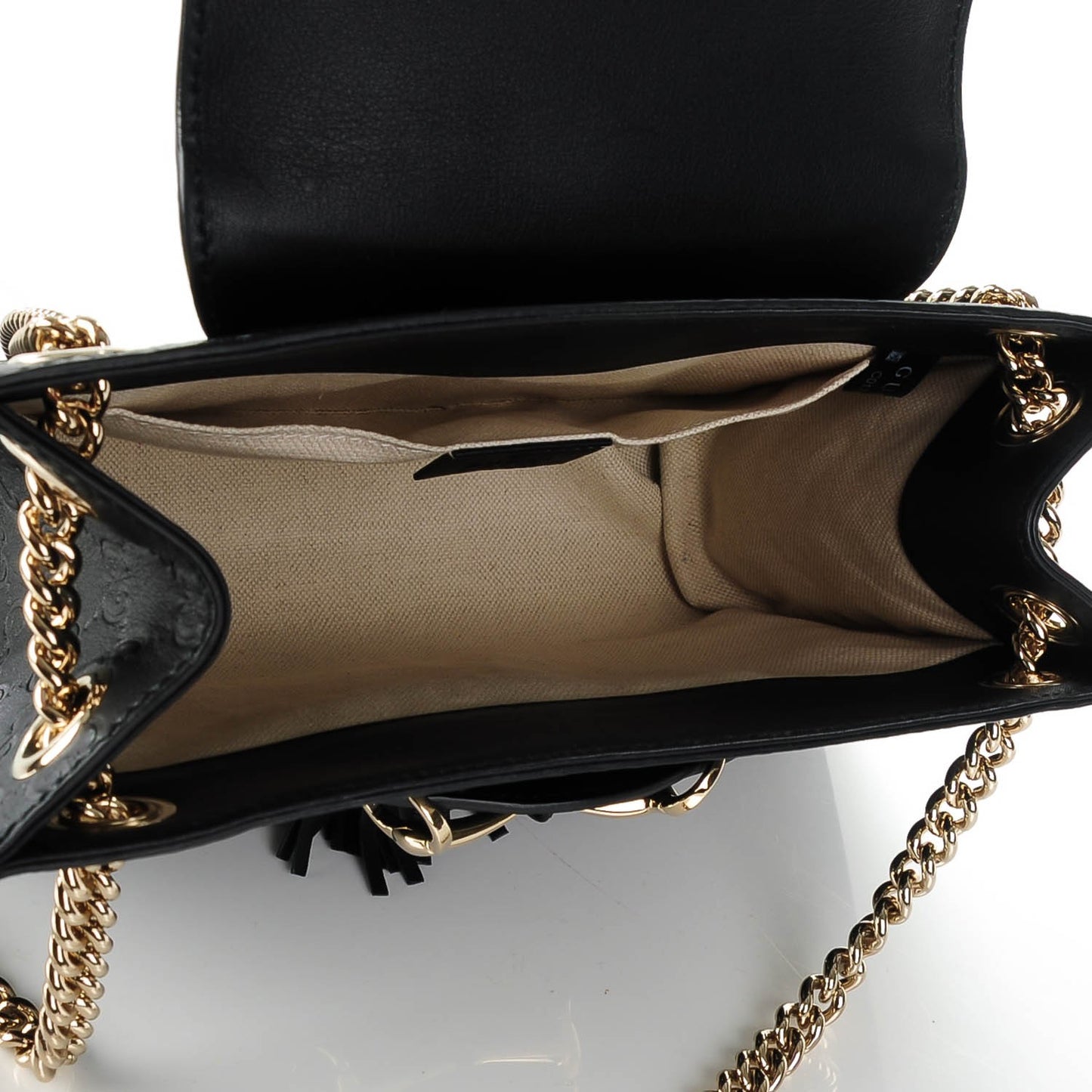 Guccissima Small Emily Shoulder Bag Black