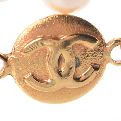 Chanel Pearl CC Necklace Gold 4 of 7