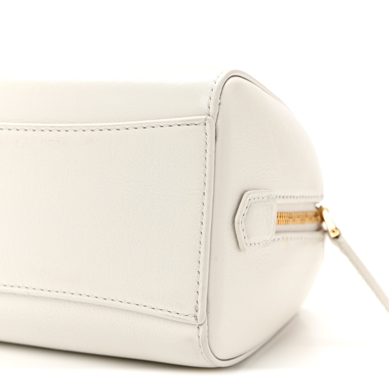 Givenchy Tumbled Buffalo Micro Antigona Cube Bag White 1834499