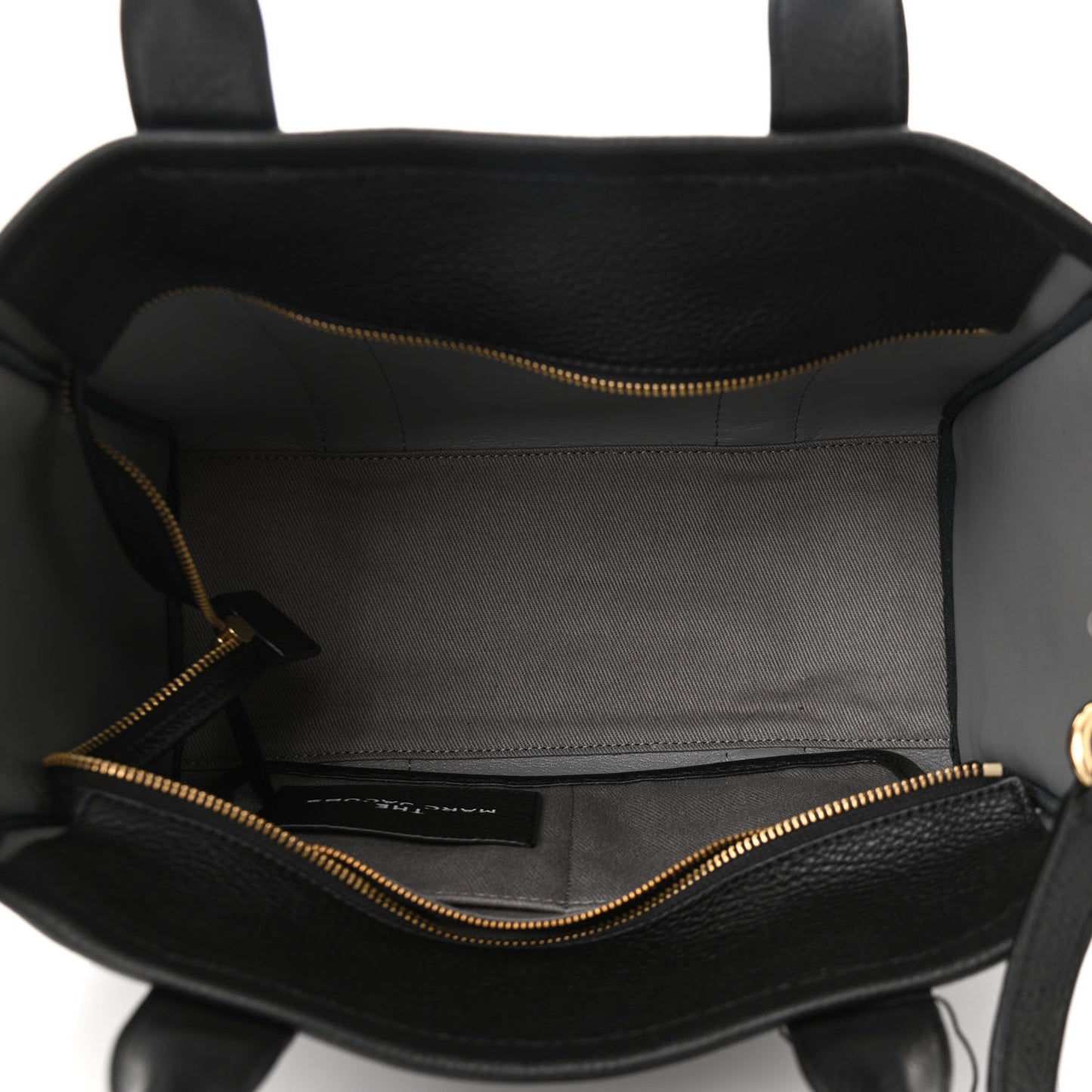 Grained Calfskin Medium The Tote Bag Black