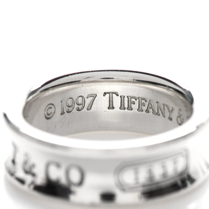 Tiffany Sterling Silver 1837 Band Ring 51 5.75 4 of 5