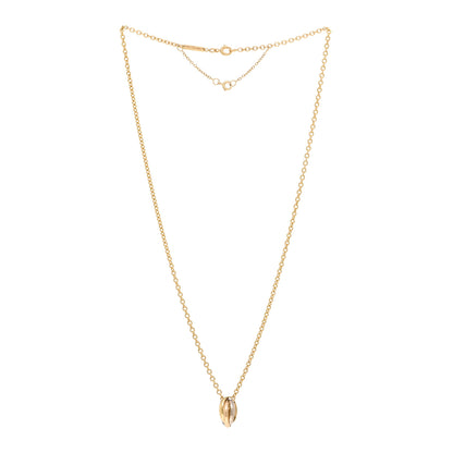 Cartier 18K Pink Yellow White Gold Trinity Pendant Necklace 3 of 4