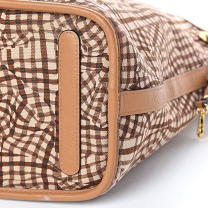 MCM Visetos Medium Liz Reversible Shopper Tote Cognac 16 of 17