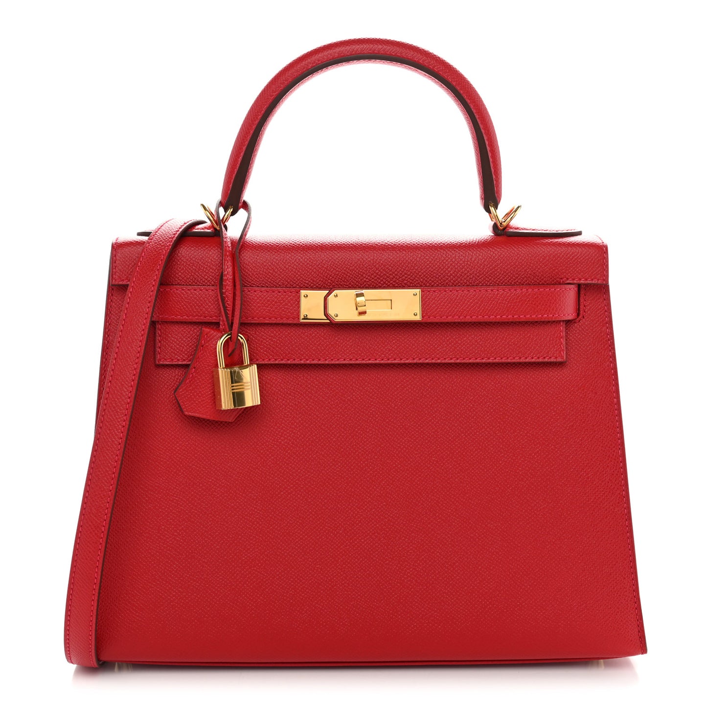 Epsom Kelly Sellier 28 Rouge Casaque