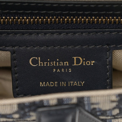 Christian Dior Oblique Saddle Bag Blue 6 of 10
