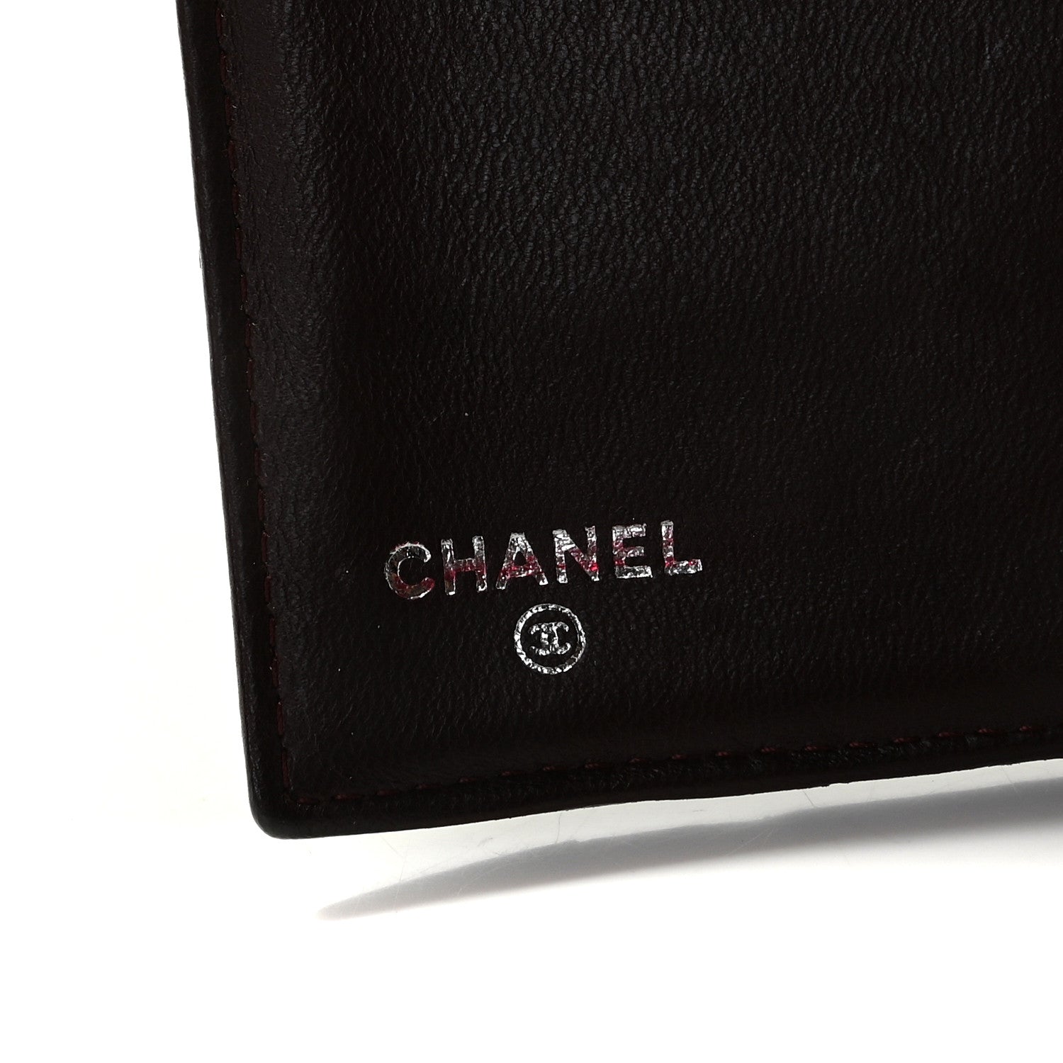 Chanel Lambskin Quilted Large Gusset Flap Wallet Black 5 of 9