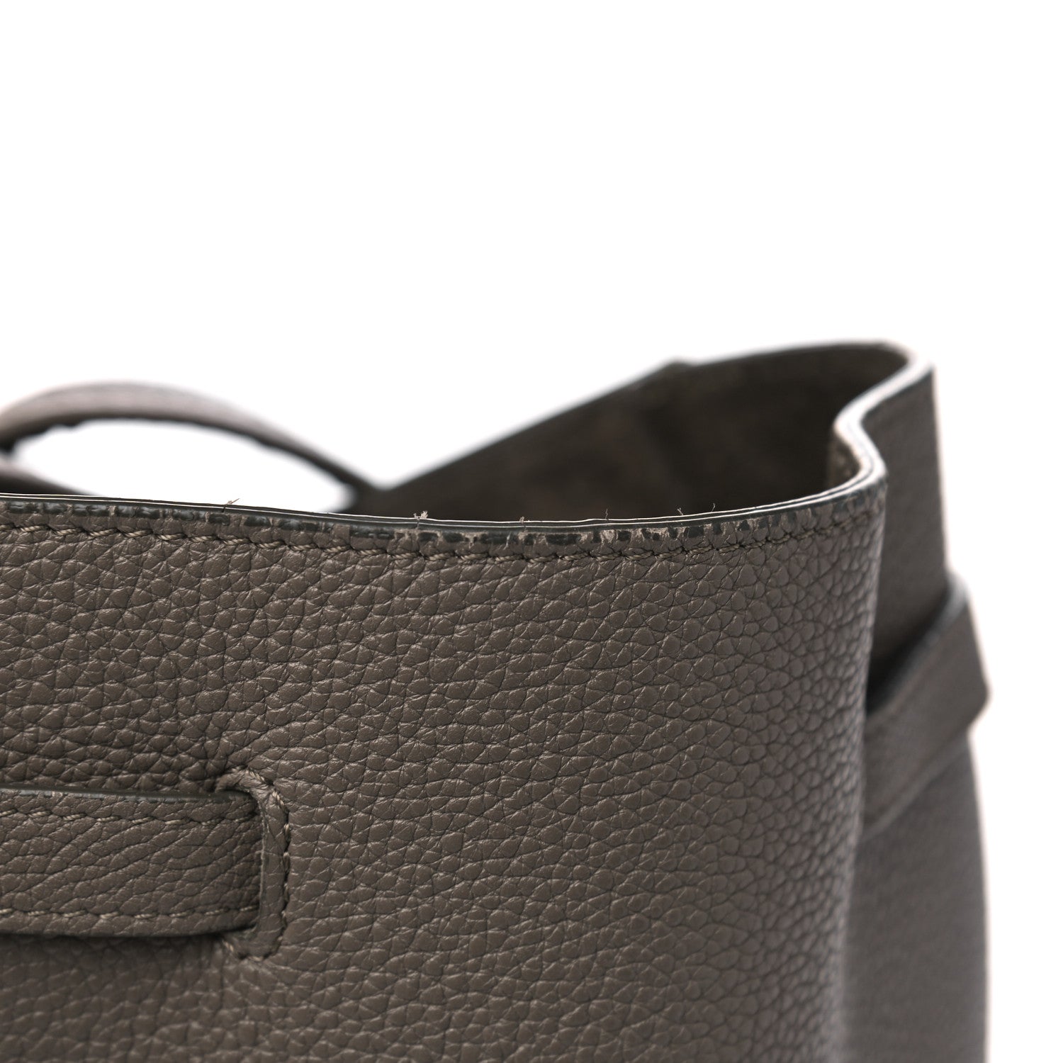Celine Soft Grained Calfskin Small Belt Cabas Phantom Taupe 15 of 15