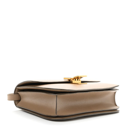 Celine Liege Calfskin Medium Classic Box Flap Bag Taupe 4 of 11