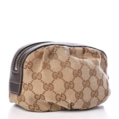 Gucci Monogram Medium Bamboo Cosmetic Case Dark Brown 3 of 9