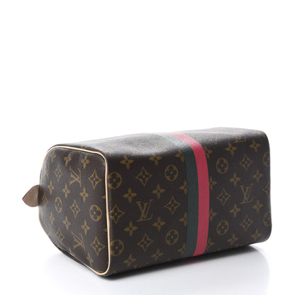 Louis Vuitton Monogram My LV Heritage Speedy 25 Vert Anglais Fuchsia 4 of 10