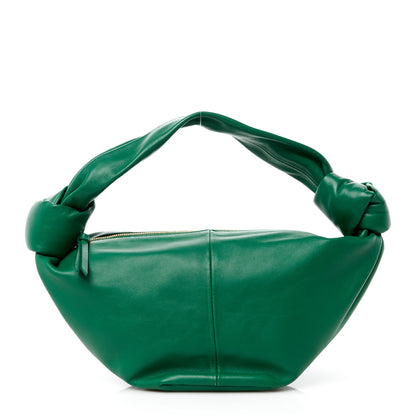 Bottega Veneta Nappa Mini Double Knot Bag Racing Green 1 of 11