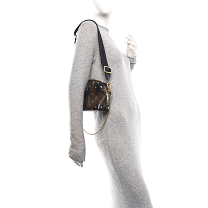 Louis Vuitton Monogram Petite Malle Souple Black 2 of 12