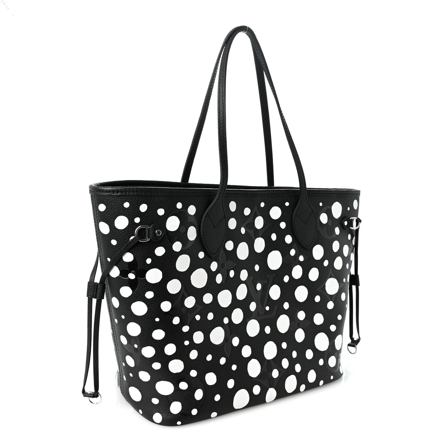 LV X YK Empreinte Neverfull MM Black White