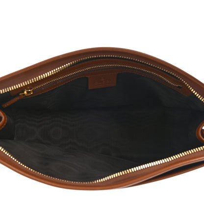 Gucci Plutone Calfskin Cosmetic Pouch Brown 5 of 13