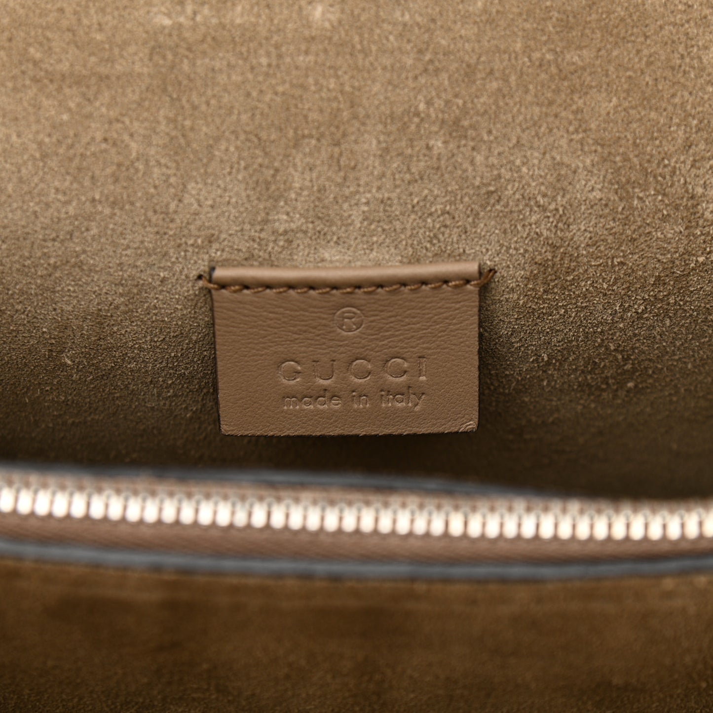 GG Supreme Monogram Medium Dionysus Shoulder Bag Taupe