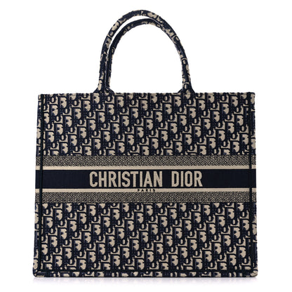 Christian Dior Oblique Book Tote Blue Multicolor 1 of 11