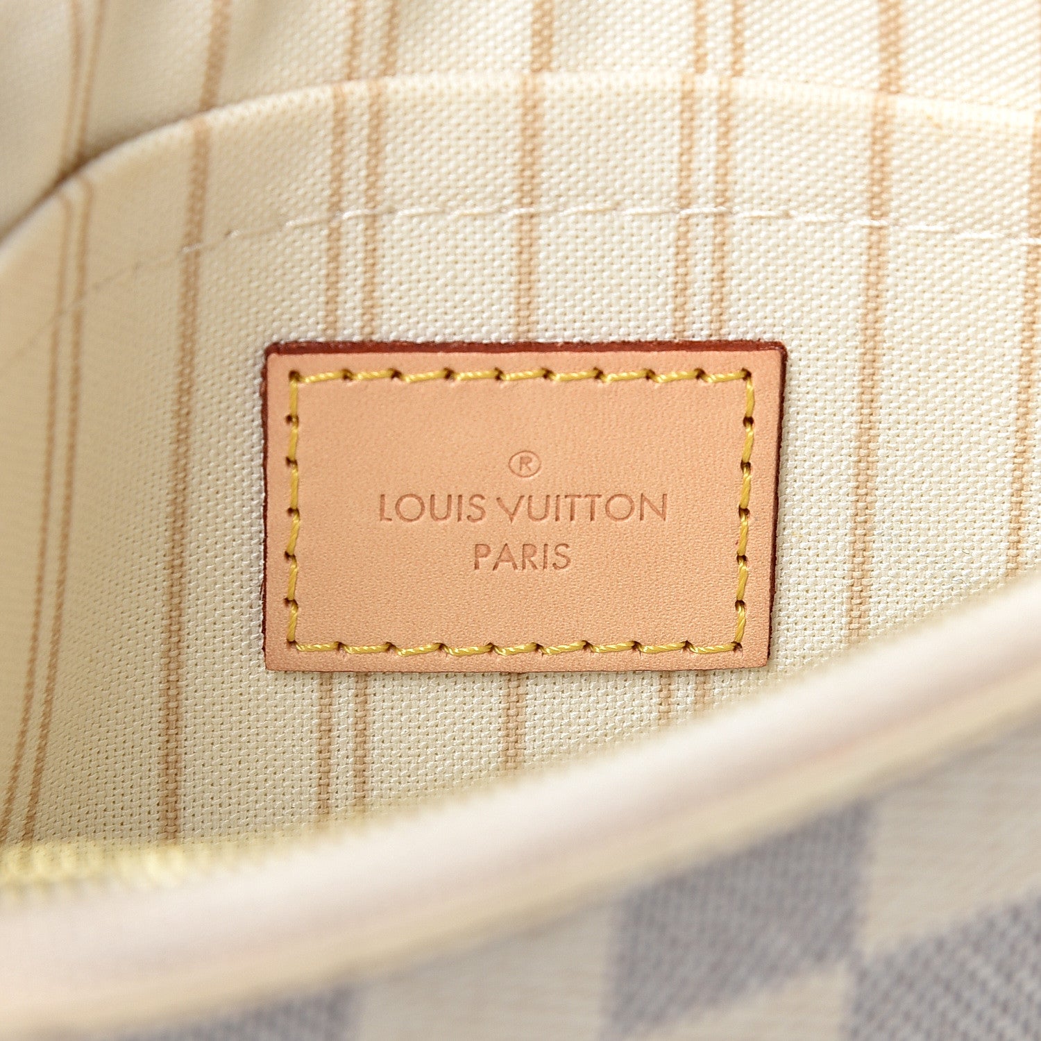 Louis Vuitton Damier Azur Neverfull MM GM Pochette 5 of 8