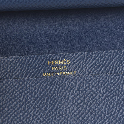 Hermes Epsom Mini Bearn Wallet Deep Bleu 5 of 7