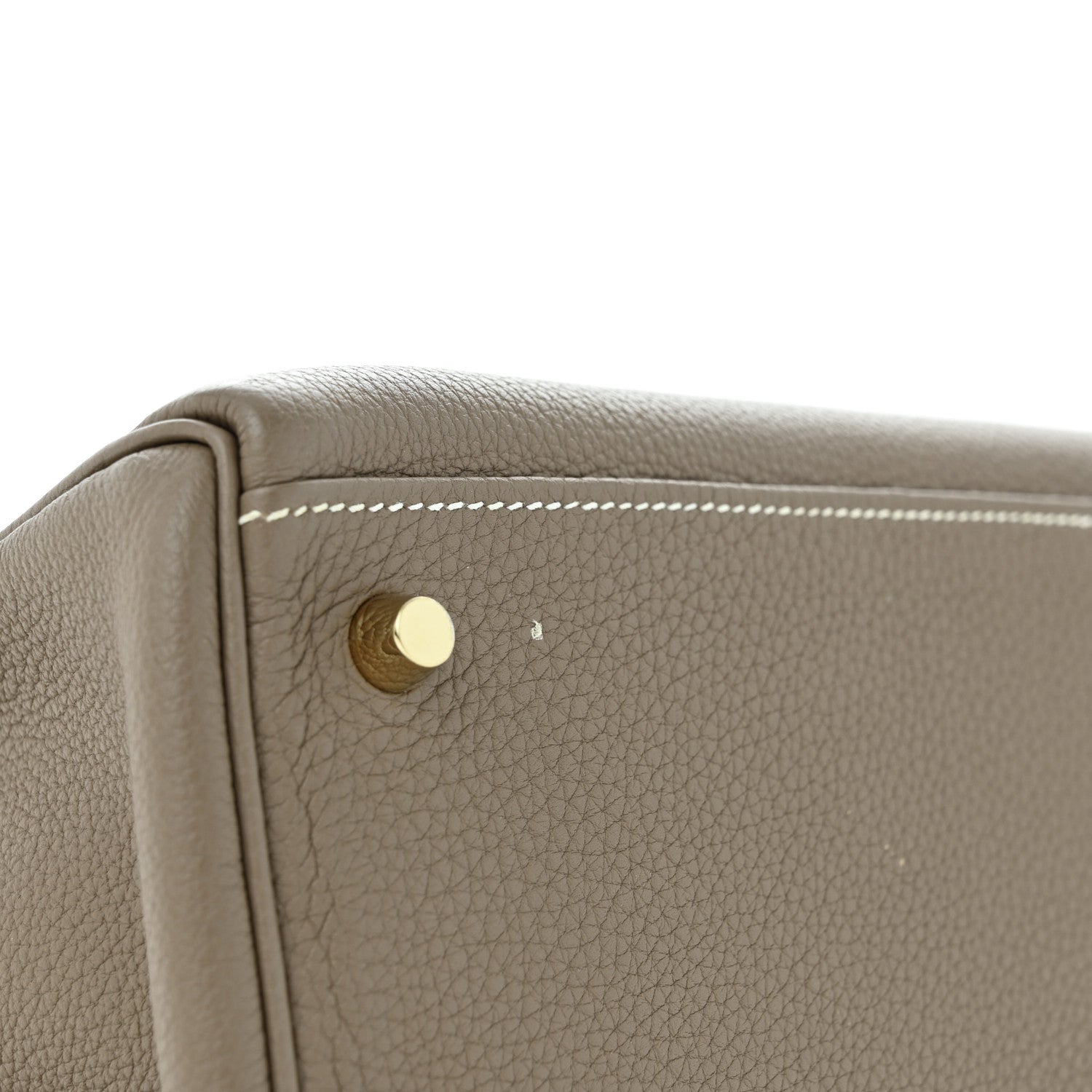 Hermes Togo Kelly Retourne 28 Etoupe 11 of 11