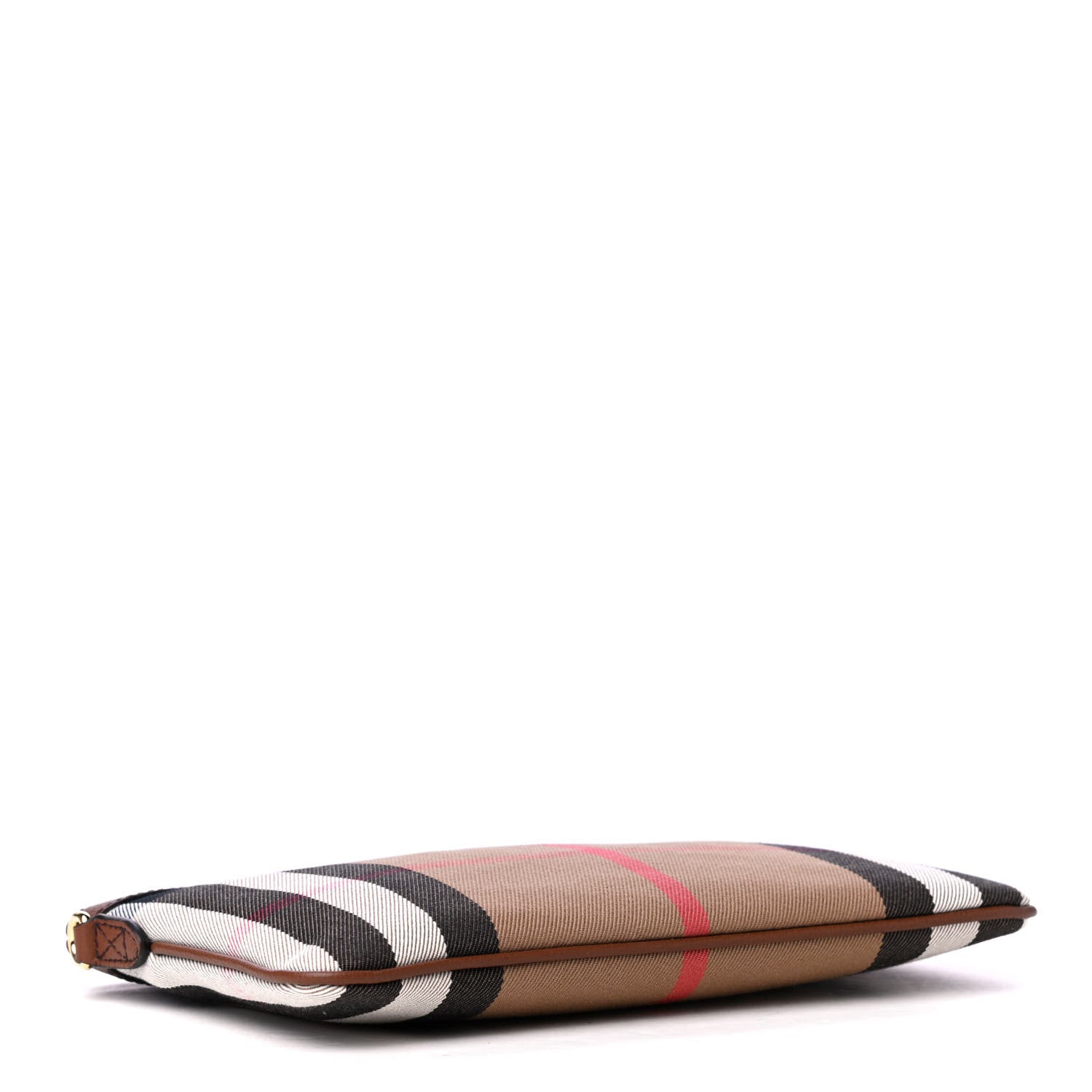Burberry House Check Derby Peyton Crossbody Clutch Bag Tan 3 of 4
