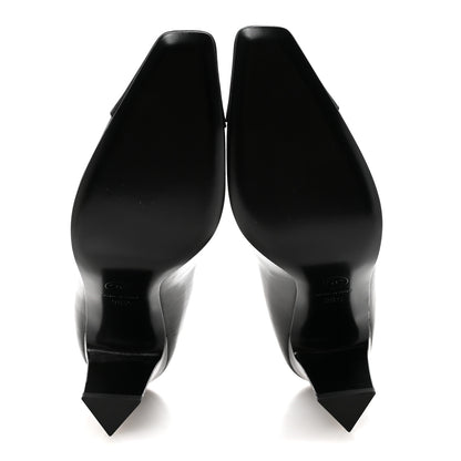 Chanel Lambskin Grosgrain Cap Toe CC Pumps 36.5 Black 6 of 9