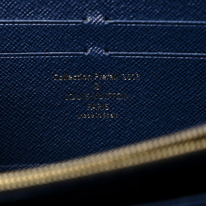 Louis Vuitton Damier Paillettes Zippy Wallet Blue 6 of 13