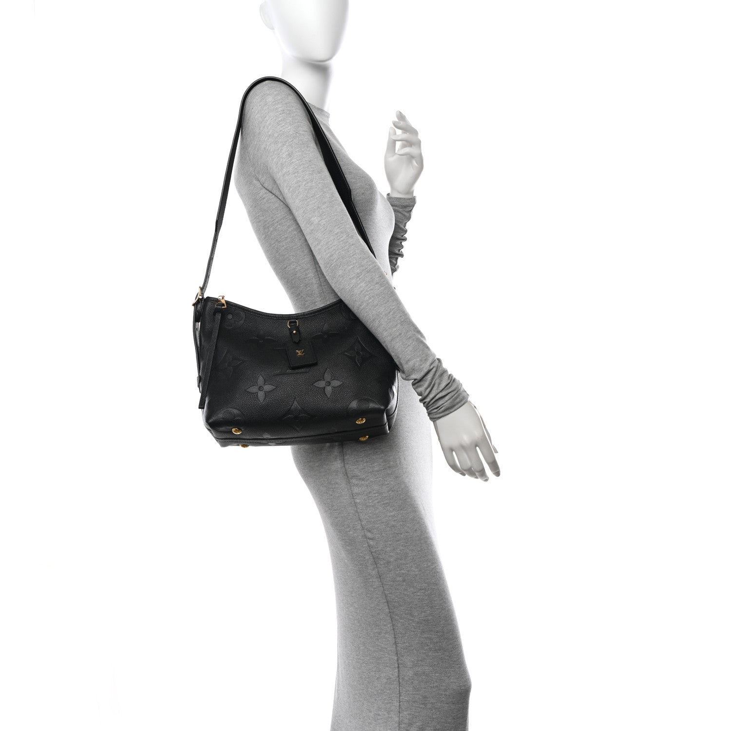 Louis Vuitton Empreinte Carryall PM Black 2 of 11