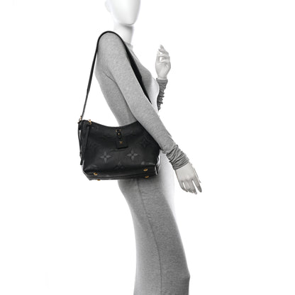 Louis Vuitton Empreinte Carryall PM Black 2 of 11