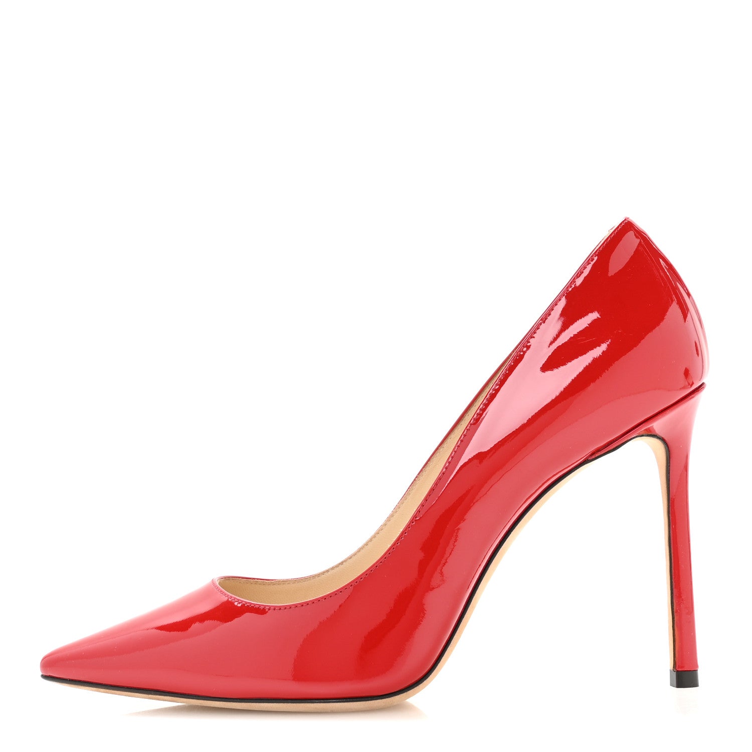 Jimmy Choo Patent Romy 100 Pumps 39.5 Red 1 of 8